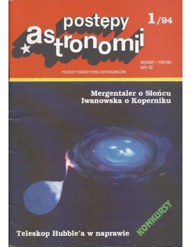 Postępy Astronomii nr 1/1994
